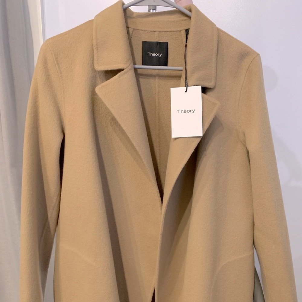 🚫SOLD🚫 Theory wool cashmere coat - Picture 2 of 4